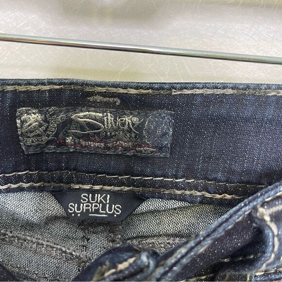Silver Suki Surplus Button Flap Bootcut Jeans 29 - Picture 6 of 6